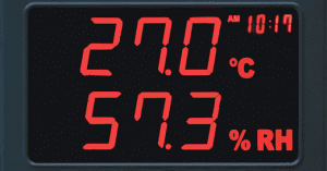 LED-temperature-humidity-display-panel