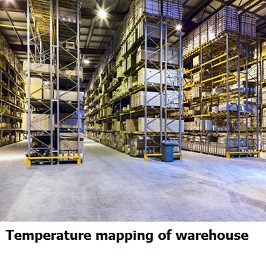 Thermal mapping of medicine warehouse