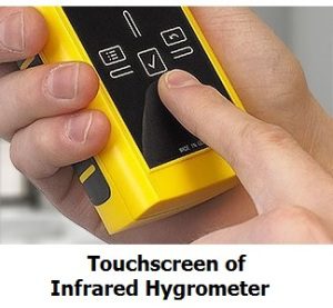 touchscreen-control-of-IR-Hygrometer